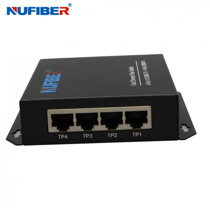 4*10/100Base-Tx to 1*100Base-Fx SM BiDi SC 1310nm/1550nm 20km optical fiber ethernet switch