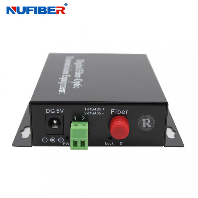 Coaxial Fiber Video Converter Multiplexers 2BNC With Iron Case Material