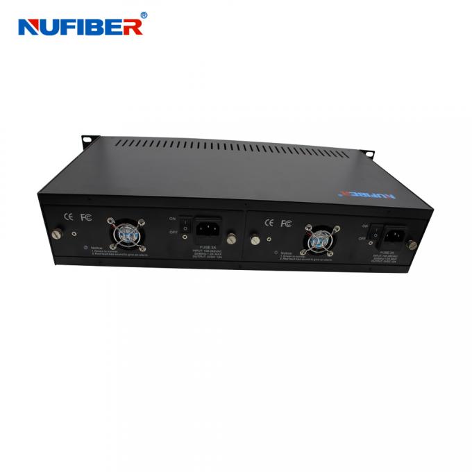 19'' 2U 14 Slot Standalone Media Converter Rack Mount Chassis