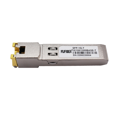 1000BASE-T RJ45 SFP Gigabit Ethernet Module 100m Compatible With Cisco