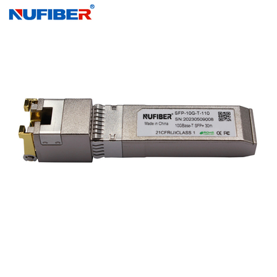 OEM 10G Copper RJ45 Module 30m Marvell Chipset Rate Matching mode