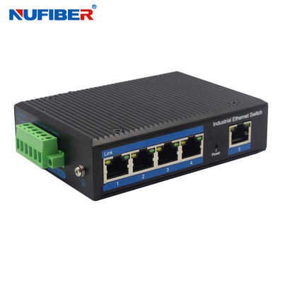 1000M Industrial Ethernet switch 5 Rj45 UTP port with Din-rail wall mount