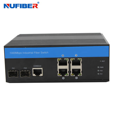 4 Utp 2 Sfp Managed Industrial Switch