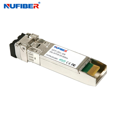 25G Ethernet Optical Transceiver SFP28 100m 850nm LC DDM For Wireless Network