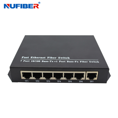 DC5V 1A 7 Port Ethernet Switch 100Mbps Speed IEEE802.3u Standard