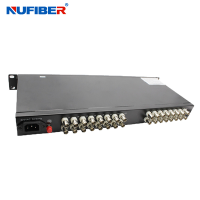 32BNC RS485 Video Audio Data Fiber Media Converter