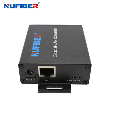 12VDC Ethernet Over Coaxial Extender , IP Over 2 Wire Ethernet Extender