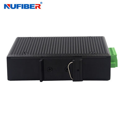 1000M Unmanaged Industrial Switch 4 Port Media Converter Rj45 To Fiber