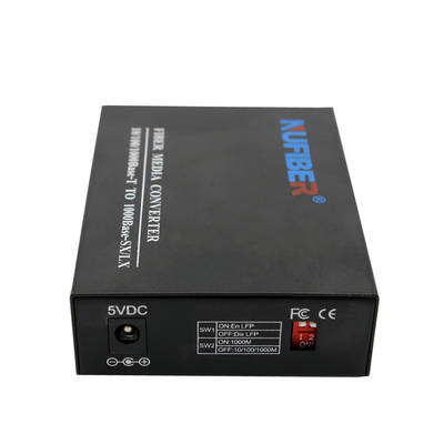 20km 1310nm 1550nm Single Mode SC single Fiber Optical Media Converter