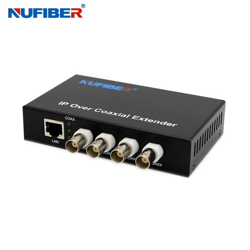 10/100M 4 BNC port 1 RJ45(Master) ports over Coaxial Converter 2km
