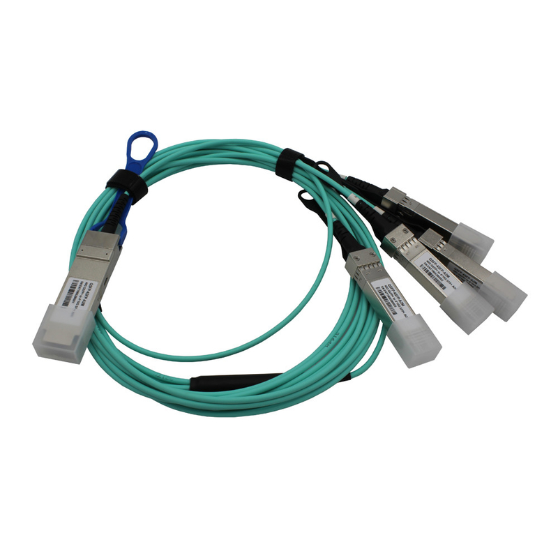 High Speed QSFP-4SFP-AxM 40G QSFP to 4x10G SFP+ Active Optical Cable 1-5M
