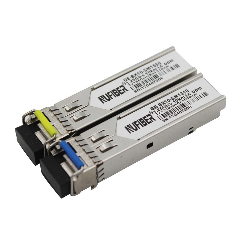 1.25Gb/s SFP Transceiver single fiber singlemode 3km 1310nm LC DDM
