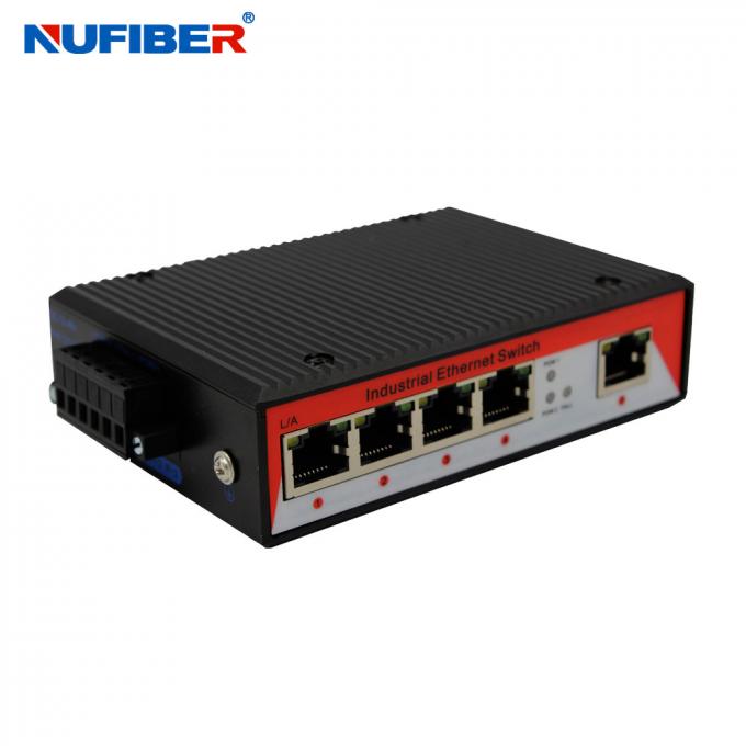 10/100M Industrial POE switch 5port RJ45 Din-rail DC48V power POE Ethernet network switch