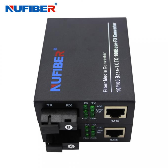 Simplex 1310nm 1550nm 20km SC Fiber Media Converter
