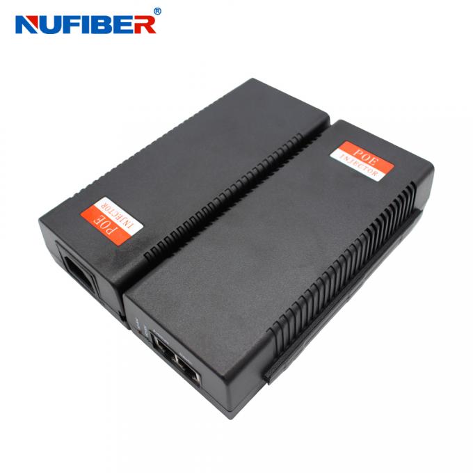 Gigabit Power Over POE Injector IEEE802.3af / At 30W 48V56V