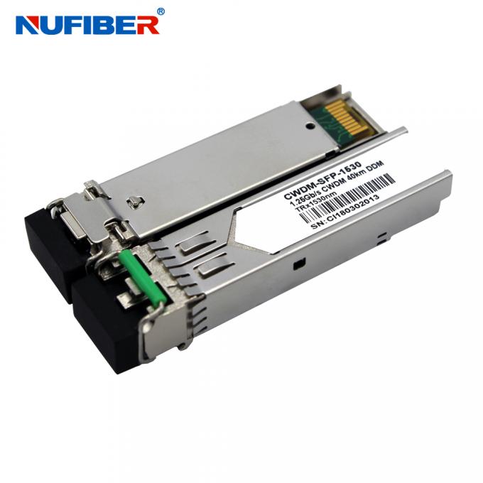 80km 1.25G CWDM SFP Module Transceiver 1270nm1610nm Duplex LC SM