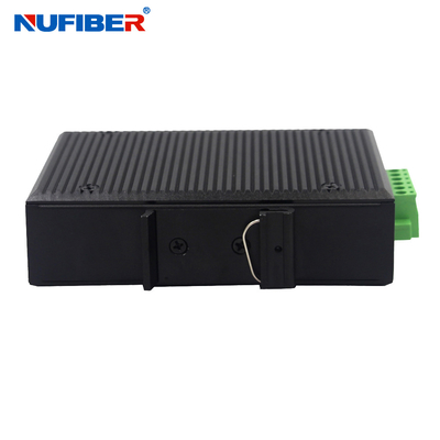 10 / 100 / 1000M 2 Port POE Ethernet Switch , Industrial SFP Media Converter RJ45