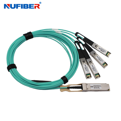 Nufiber AOC Passive Copper Cable 100G QSFP28 To 4x25G SFP28 Breakout