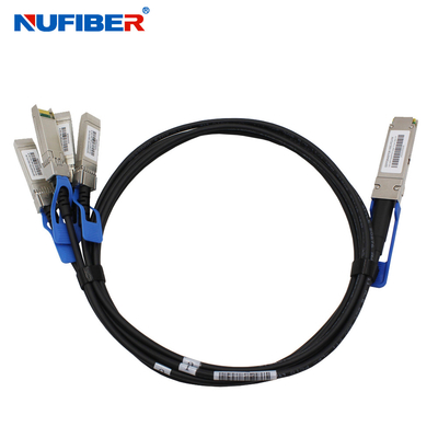 Breakout 100G Qsfp28 To 4xSFP28 Direct Attach Cable With SFP Transceiver