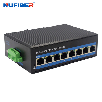 8 Port 100m Unmanaged Industrial POE Switch Ethernet UTP 1000Mbps