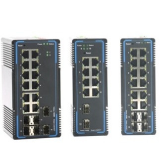 8 Port Gigabit Industrial Ethernet Switch , IP44 Managed POE Switch