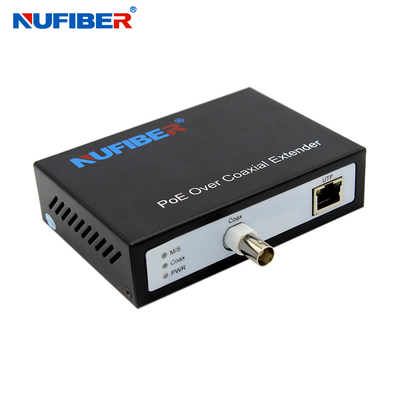 RJ45 To BNC Coaxial Media Converter 300 Meters Max For POE Camera