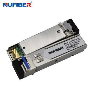 1.25g 60km Glc Bx Sm SFP Transceiver Module 1310 / 1490nm Simplex LC DDM