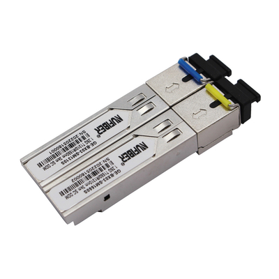 1.25G 3KM Gigabit SFP Transceiver 1310nm / 1550nm WDM Module SC DDM