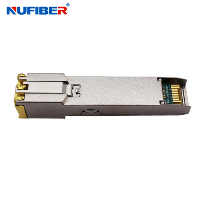 10 / 100 / 1000BASE-T Copper SFP Transceiver RJ45 100m Module