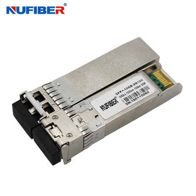 10G SFP+ ZR Optical Transceiver 10G Singlemode SFP 1550nm 100km LC compatible with Network Switches