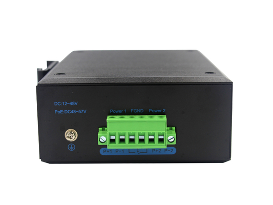 Industrial SFP Ethernet Switch 2 SFP 8 UTP Port Gigabit Fiber Converter 24V Power Supply