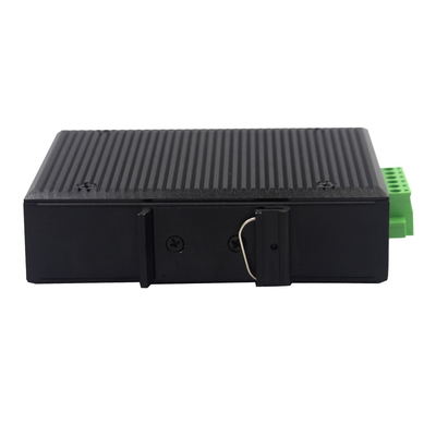 Unmanaged Industrial SFP Converter Gigabit SFP to RJ45 Converter 48V POE Media Converter