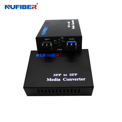Fiber Media Converter Single Mode to Multimode 1310nm to 850nm SFP to SFP Media Converter
