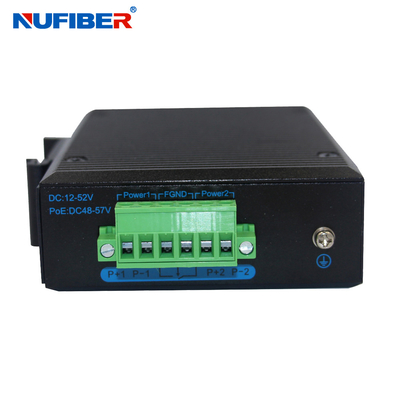 Unmanaged Gigabit Industrial Ethernet Switch 2 SFP 8 RJ45 Port 10/100/1000M 10 Ports SFP Switch