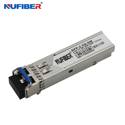2.5Gb/S 20km SFP Optical Transceiver 1310nm LC DDM Support
