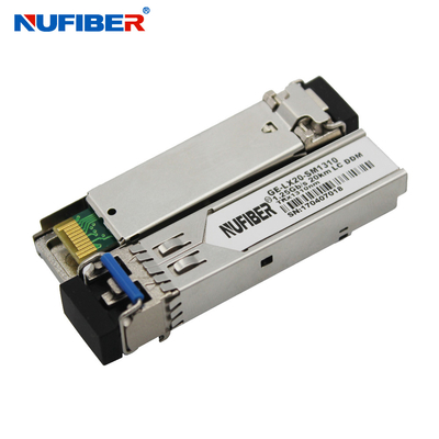 2.5Gb/S 20km SFP Optical Transceiver 1310nm LC DDM Support