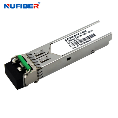 1.25Gb/S 20km CWDM Duplex SFP Module LC Connector 1270nm-1610nm