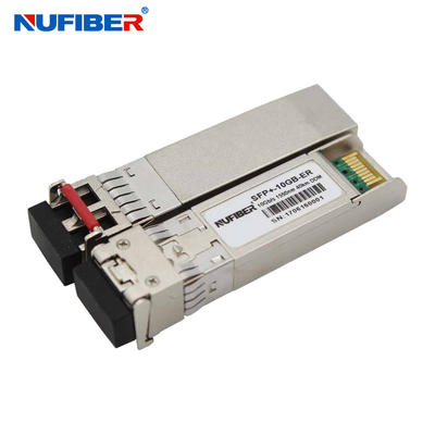 DWDM Sfp+ Ethernet Module 80km With LC Connector Fully Compatible