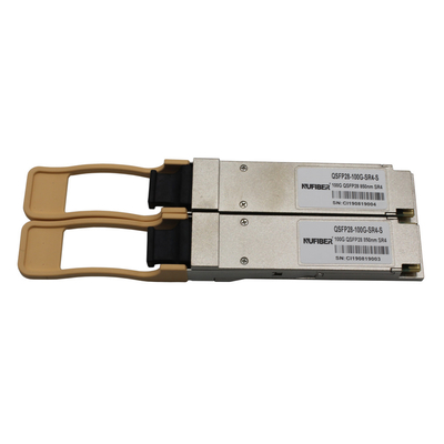 MTP MPO 100G QSFP28 Optical Transceiver Hot Pluggable QSFP28-100G-LR-S