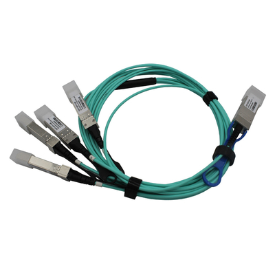 QSFP To 4x10G 40G Sfp+ Aoc Cable 1m 5m With LC Connector