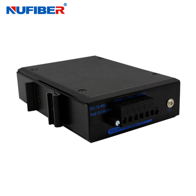 100M Industrial ethernet switch 4x10/100Base-Tx + 1x100Base-Fx with SM Duplex FC 20km 1310nm with Din-rail Mount
