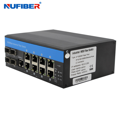 CE 8 Port Poe Switch With 2 Sfp , Managed 8 Port Gigabit Ethernet Switch