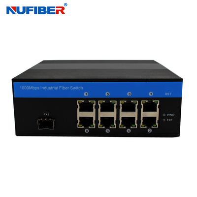 DC48V Managed Industrial Ethernet Switch 8 Port NF518GMP-SFP