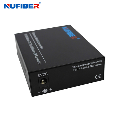 CE Fiber Media Converter Single Mode , Tx To Fx Media Converter