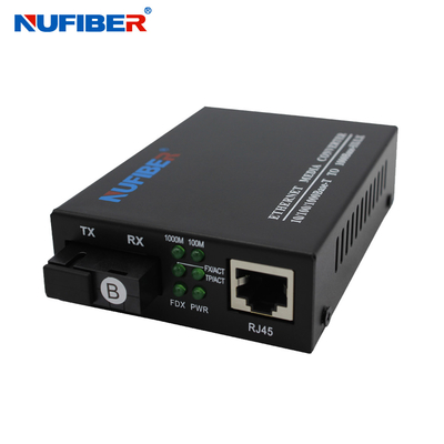10 100 1000m Media Converter Tx To Fx