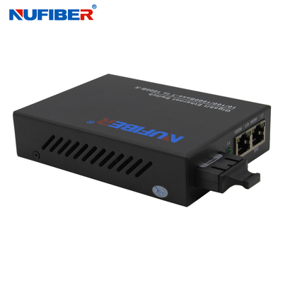 10/100/1000M 2-port Rj45+1 fiber port dual fiber SM 1310nm 20km SC Fiber Optic Ethernet Switch media converter