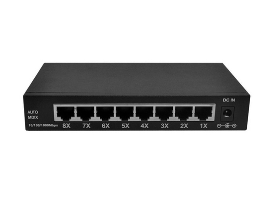 DC5V 1A Rj45 Ethernet Switch 5 Port Gigabit Ethernet Switch For CCTV IP Devices