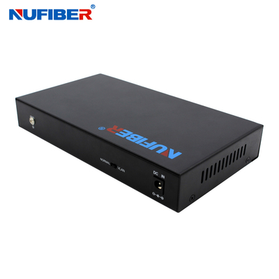 NuFiber 9 ports POE Powered Switch Bandwidth 1.8Gbps Poe Fiber Media Converter
