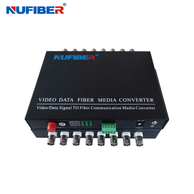 8BNC Fiber Video Transmitter And Receiver 1 Year Warranty