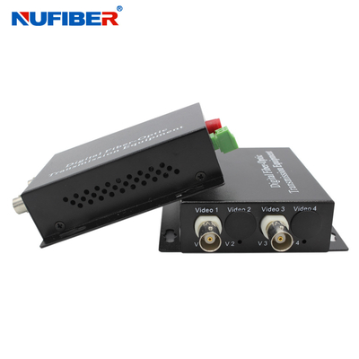 Coaxial Fiber Video Converter Multiplexers 2BNC With Iron Case Material